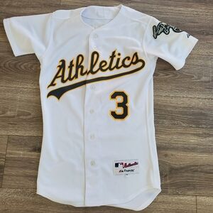 A’s Eric Chavez #3 authentic baseball jersey